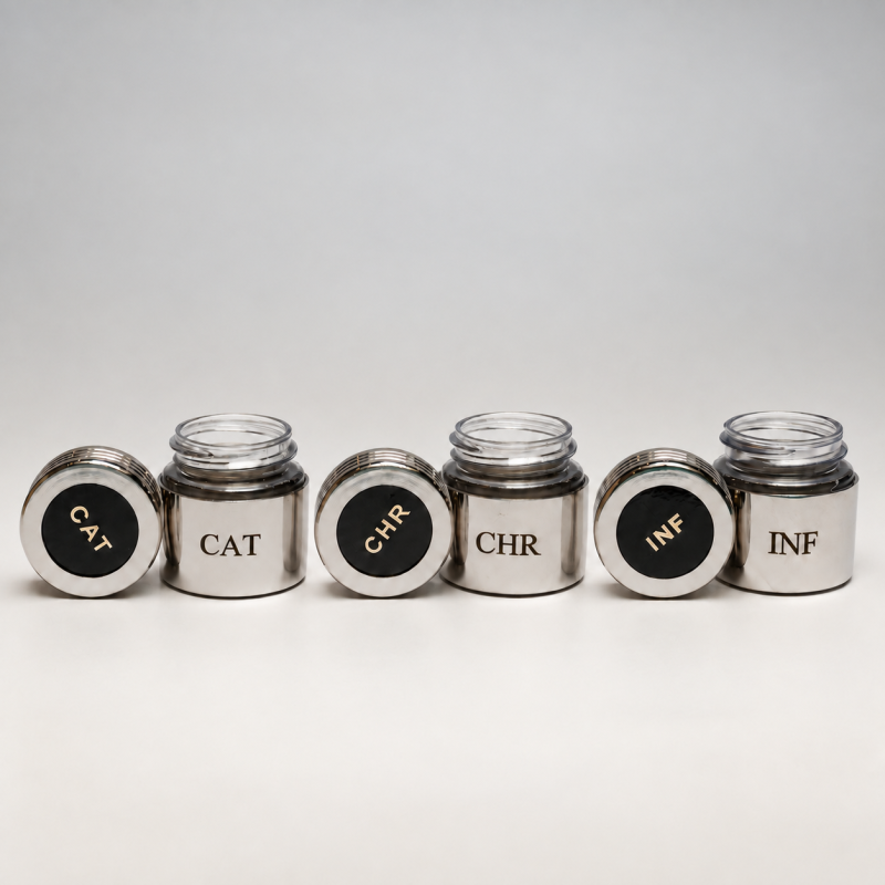 Kopie van Set 3 ampoules Huile Sainte doré