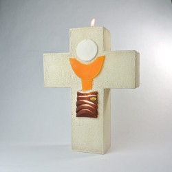 Cierge-Croix d'Autel Communion
