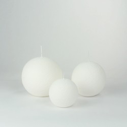 Trio boules 80/100/120 Blanc