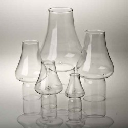 Verre bulbe protège-flamme 80mm