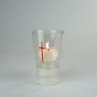 Godet protège flamme pour veilleuse