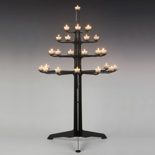 Table-support arbre 27 veilleuses 