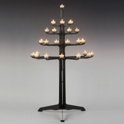 Table-support arbre 27 veilleuses 
