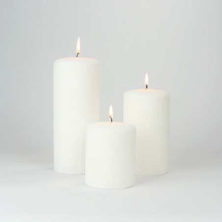 Trio cylindres 80mm Blanc