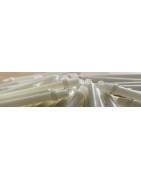 Bougies à pied cannelé